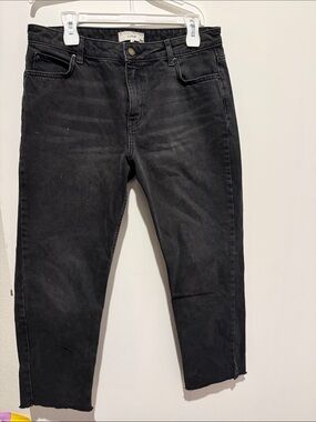 ba&sh women Slim Straight Black Jeans